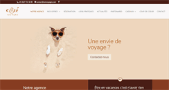 Desktop Screenshot of cotevoyages.com